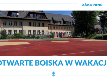Obraz przedstawiający: Otwarte boiska i place zabaw w wakacje 2025