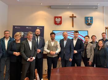 Obraz przedstawiający: Spotkanie z ministrem Ireneuszem Rasiem