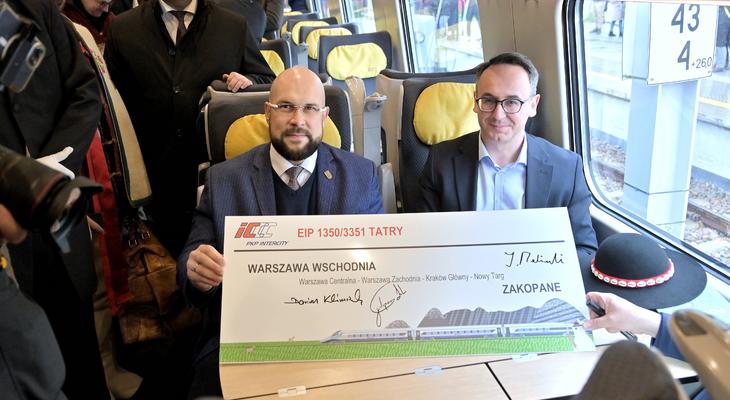 Obraz przedstawiający: Pendolino na 92. urodziny miasta Zakopane!