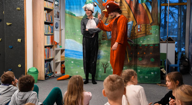 Obraz przedstawiający: Ferie pełne aktywności w Bibliotece