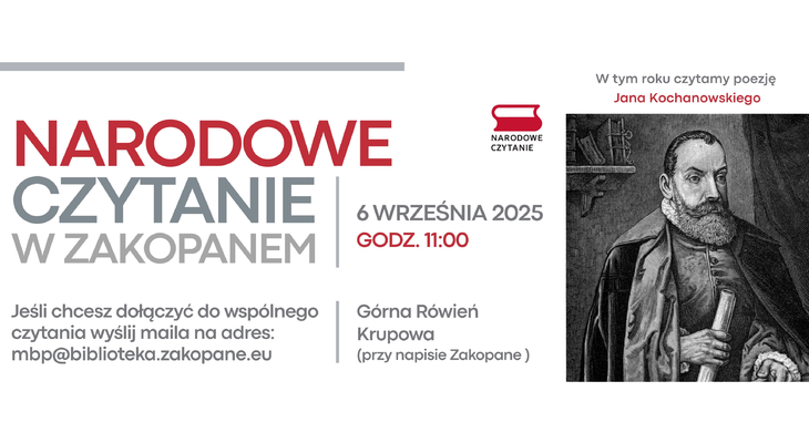 Obraz przedstawiający: Wspólnie czytamy Kochanowskiego