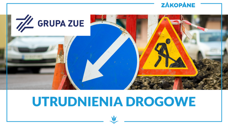 Obraz przedstawiający: Uwaga! Zamknięcie ul. Smrekowej 27 i 28 listopada