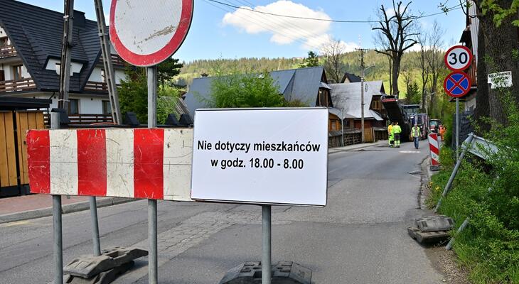 Obraz przedstawiający: Zakopane realizuje kolejne remonty dróg i inwestycje drogowe