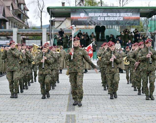 Obraz przedstawiający: XI Ogólnopolski Przegląd Musztry Klas Wojskowych już 28 i 29 maja w Zakopanem
