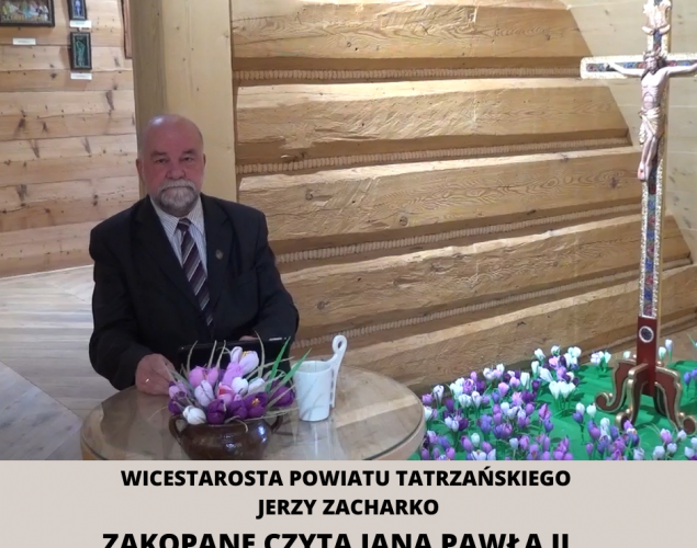 Wicestarosta Powiatu Tatrzańskiego Jerzy Zacharko