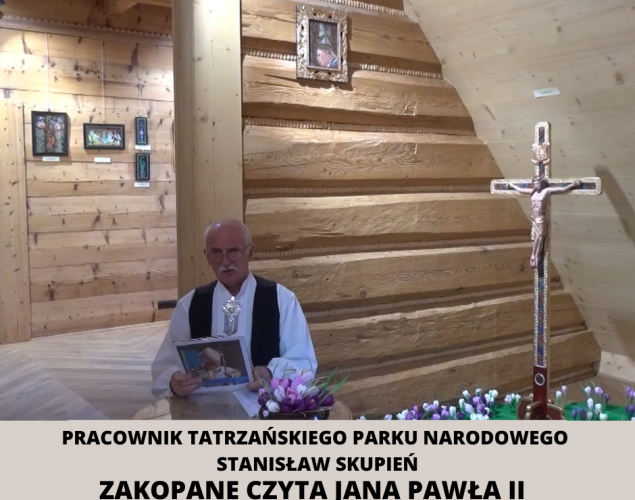 Pracownik Tatrzańskiego Parku Narodowego Stanisław Skupień