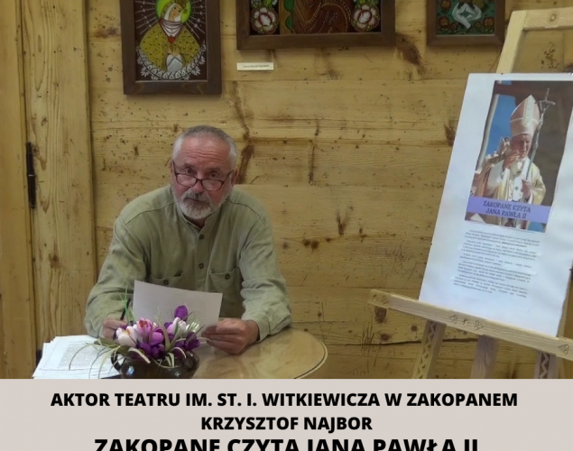 Aktor Teatru im. St. I. Witkiewicza w Zakopanem Krzysztof Najbor