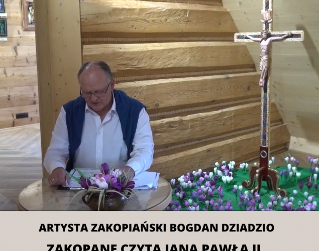 Artysta zakopiański Bogdan Dziadzio