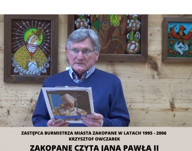Zastępca burmistrza Miasta Zakopane w latach 1995 - 2006 Krzysztof Owczarek