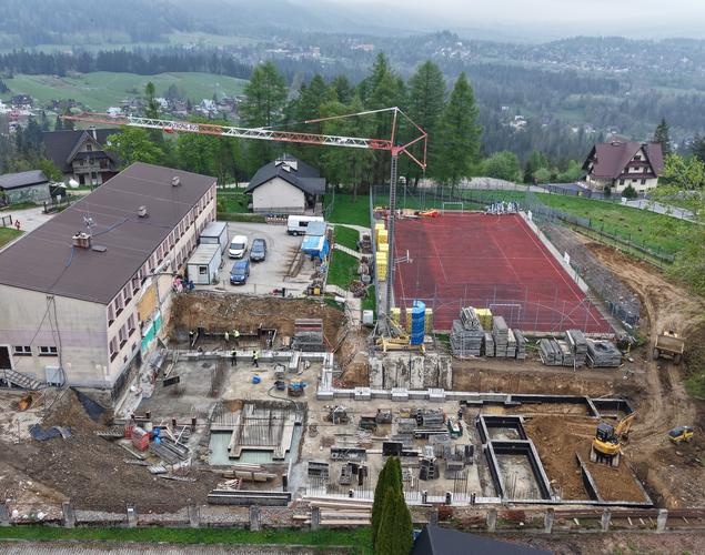 Rośnie sala gimnastyczna na Cyrhli