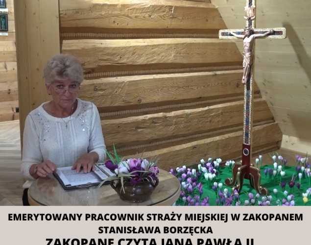 Emerytowany pracownik Straży Miejskiej w Zakopanem Stanisława Borzęcka