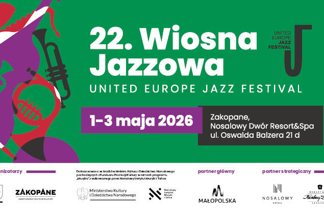 Obraz przedstawiający: 22. Wiosna Jazzowa Zakopane 2026