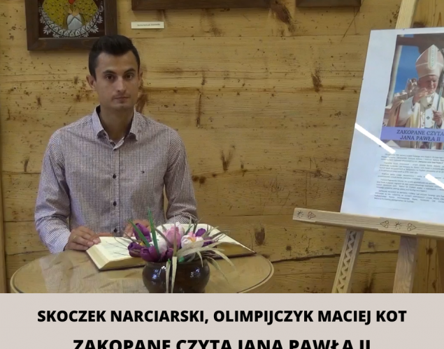 Skoczek narciarski, olimpijczyk Maciej Kot