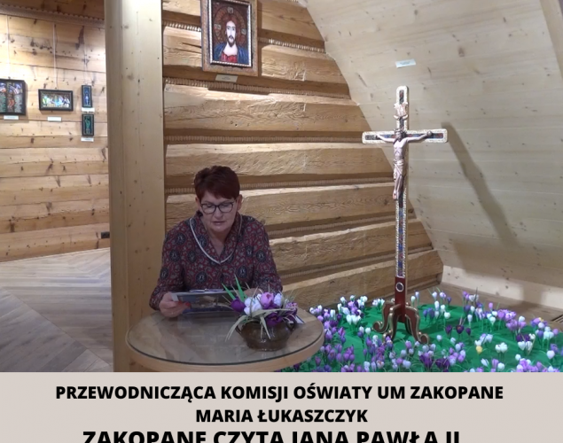 Przewodnicząca Komisji Oświaty UM Zakopane Maria Łukaszczyk