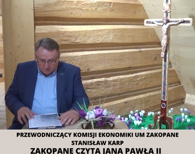 Przewodniczący Komisji Ekonomiki UM Zakopane Stanisław Karp
