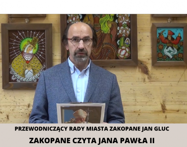 Przewodniczący Rady Miasta Zakopane Jan Gluc