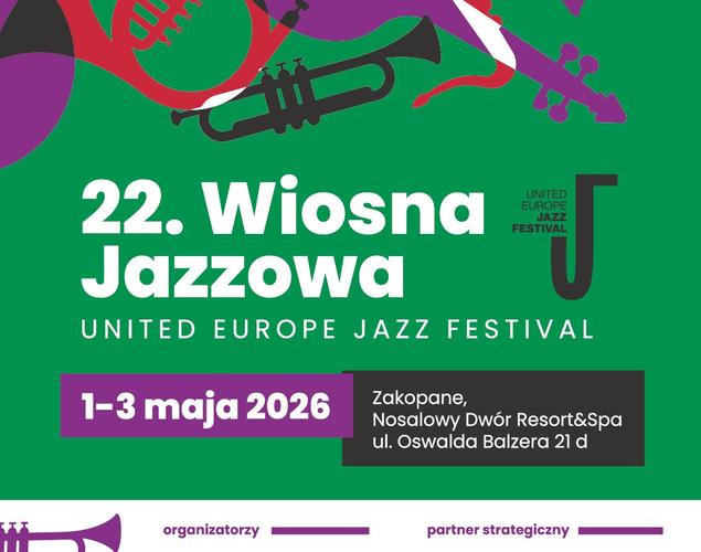 Obraz przedstawiający: 22. Wiosna Jazzowa Zakopane 2026