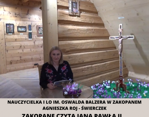 Nauczycielka I LO im. Oswalda Balzera w Zakopanem Agnieszka Roj - Świerczek