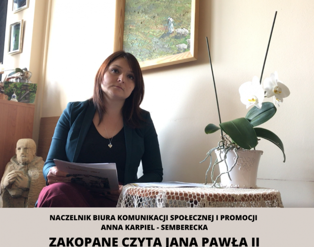 Naczelnik Biura Komunikacji Społecznej i Promocji UM Zakopane Anna Karpiel - Semberecka