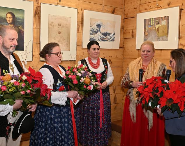 Wernisaż wystawy Bez patosu. Anna Buńda-Dorula - malarstwo na tkaninie, Janusz Tycner - grafika i malarstwo