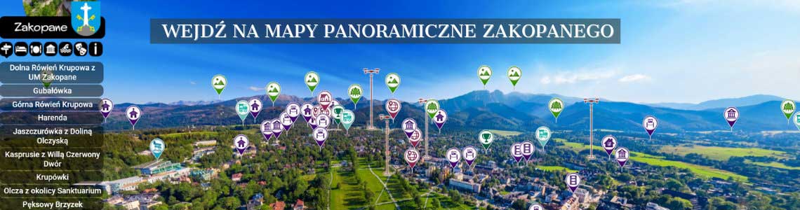 Banner promujący - Mapy panoramiczne